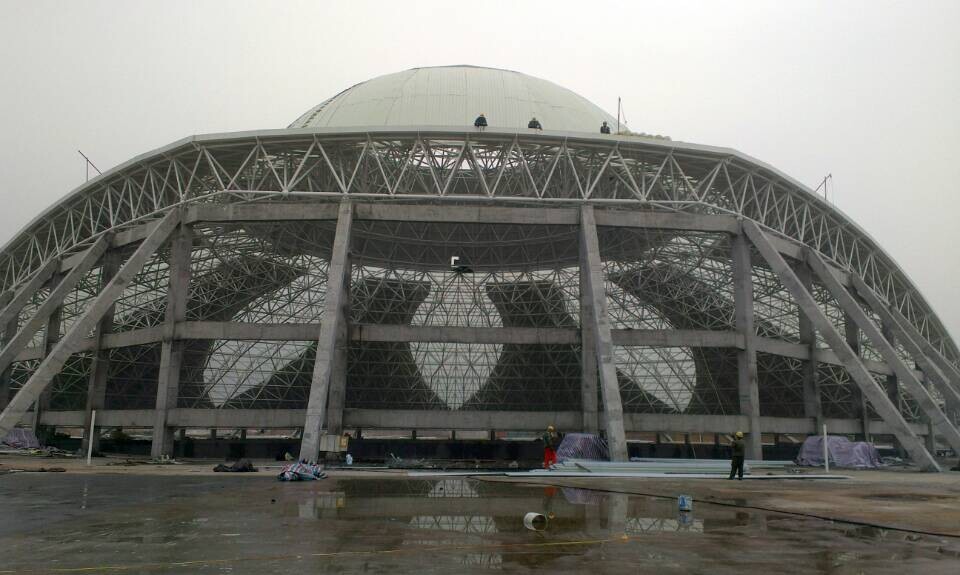 青浦温泉馆网架工程